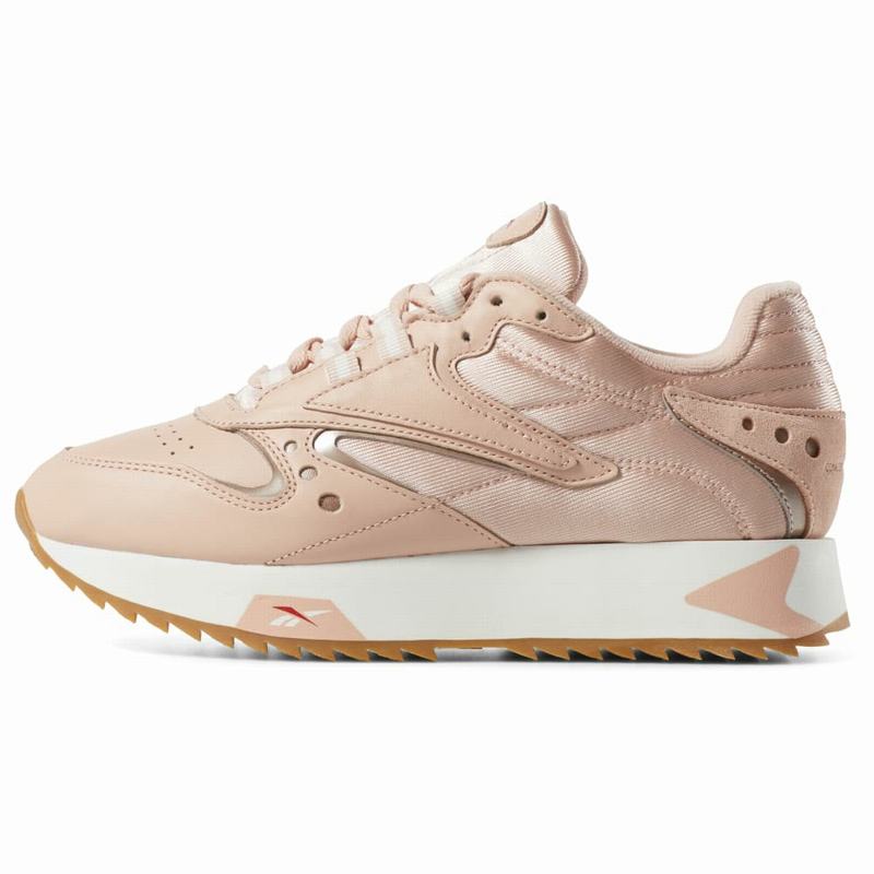 Tenisi Reebok Classic Leather Ati '90s Dama Roz/Albi Romania EI3696MQ